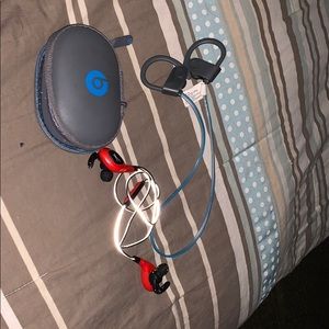 Powerbeats3 Wireless. red headphones come wit